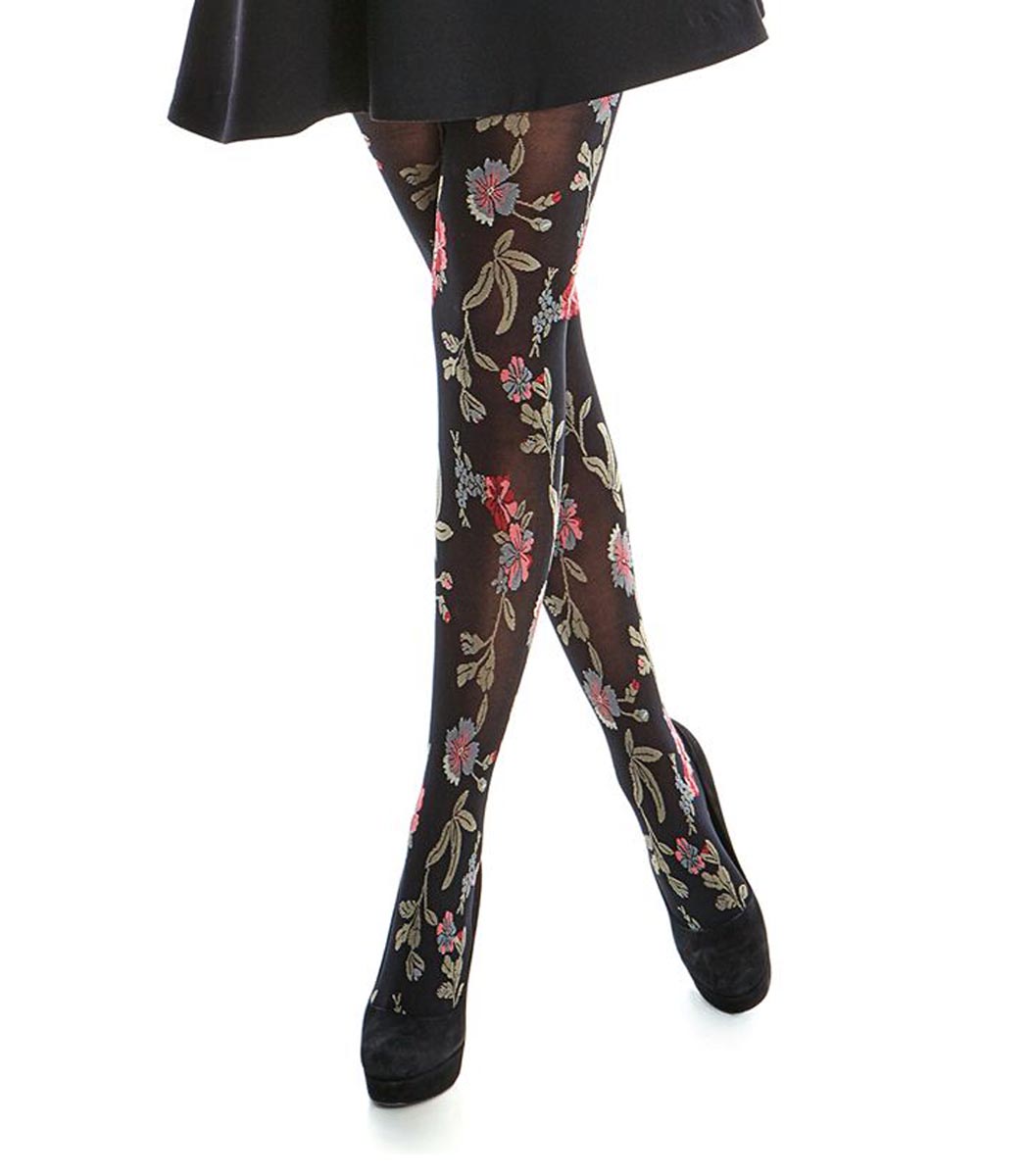 Women's semi-opaque tights FLORELLA 50DEN