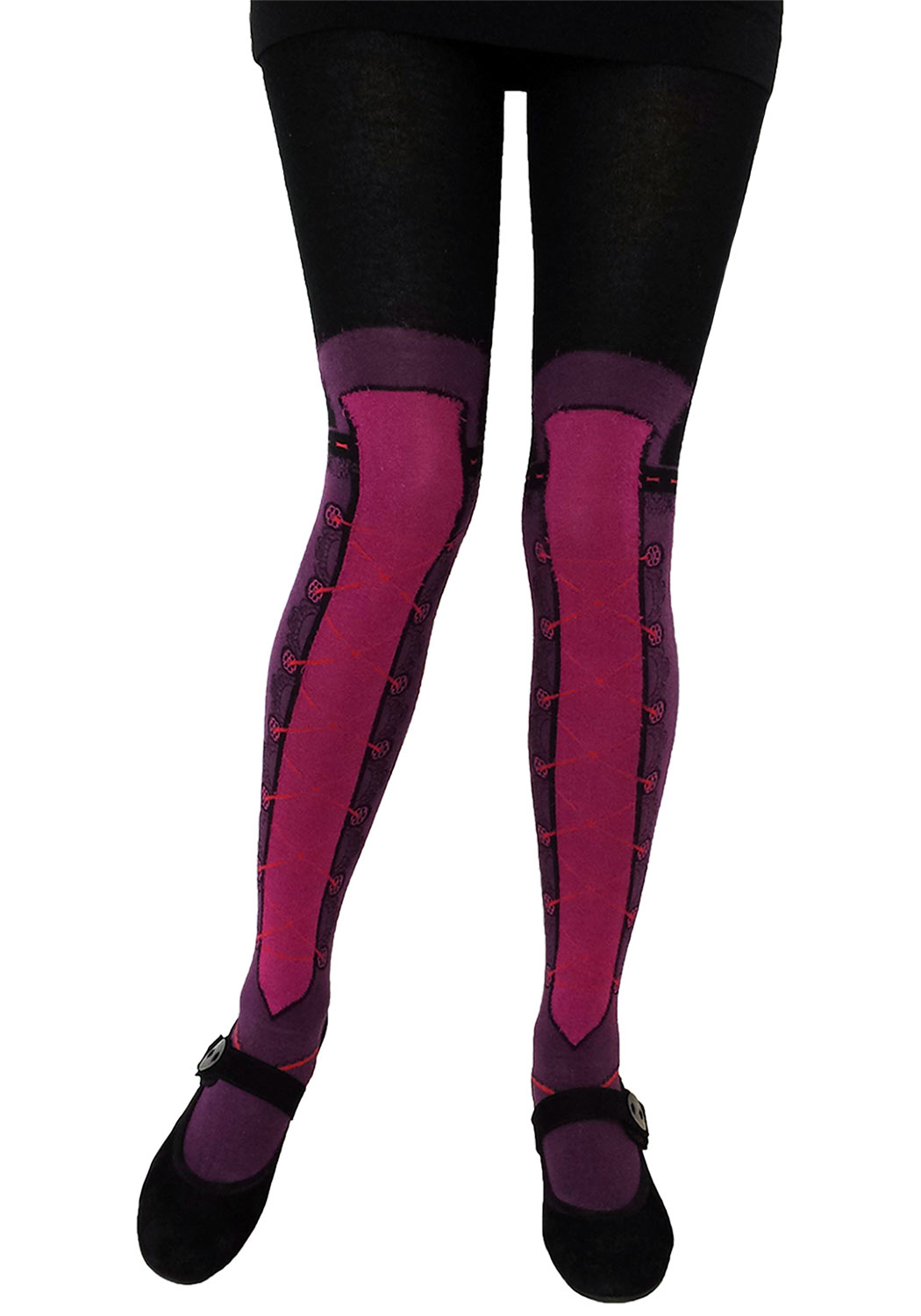 Cotton knitted tights
