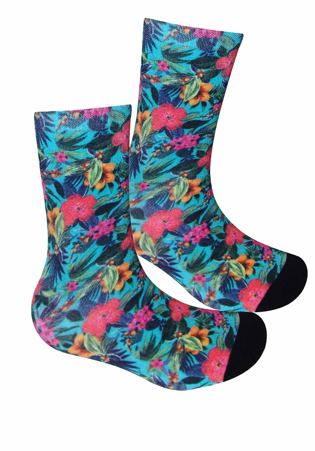 COOL7- 3D Print women's bamboo socks Flower Life