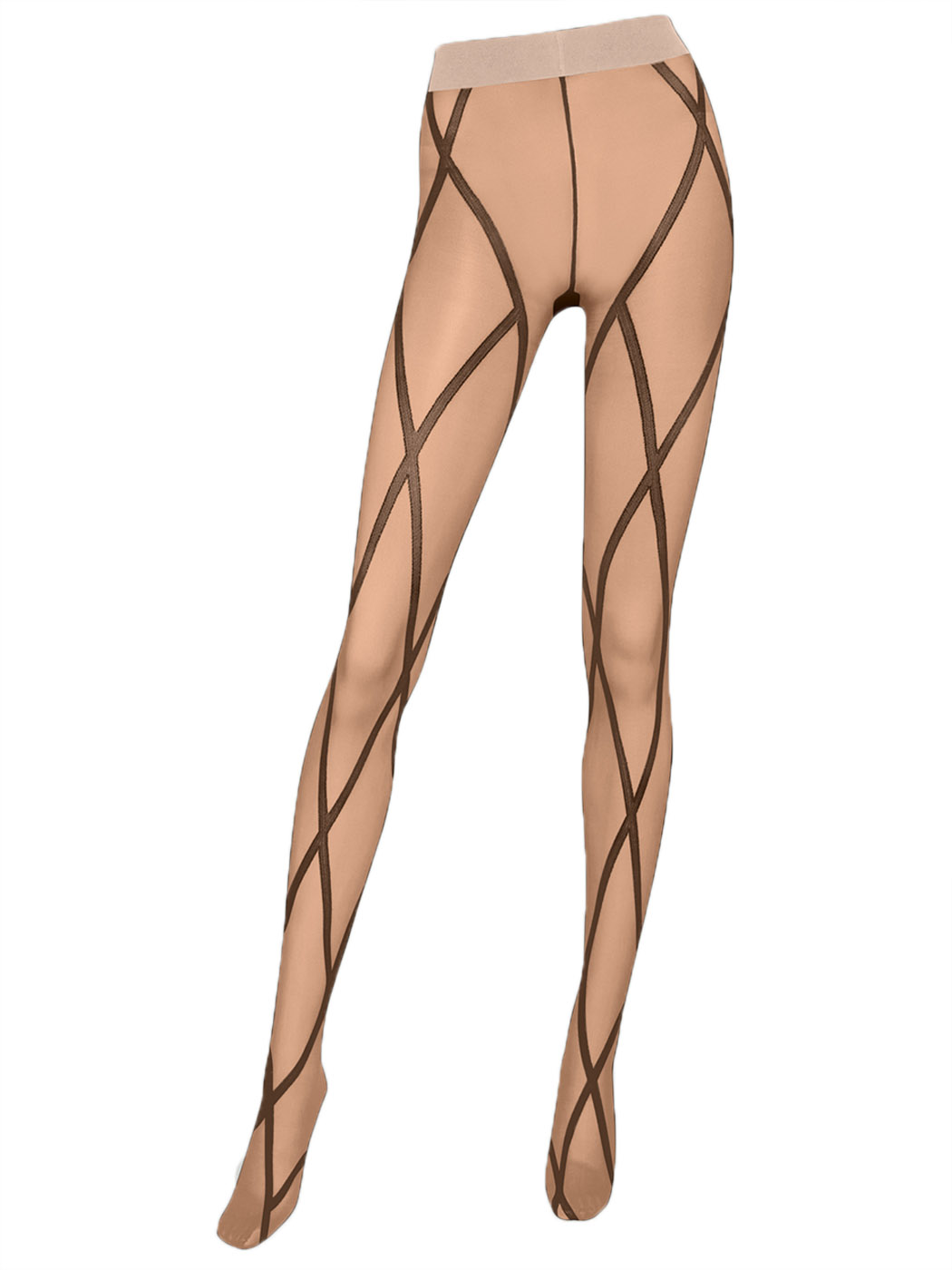 Wolford Strumpfhose mit Rautenmuster Diamond 20DEN